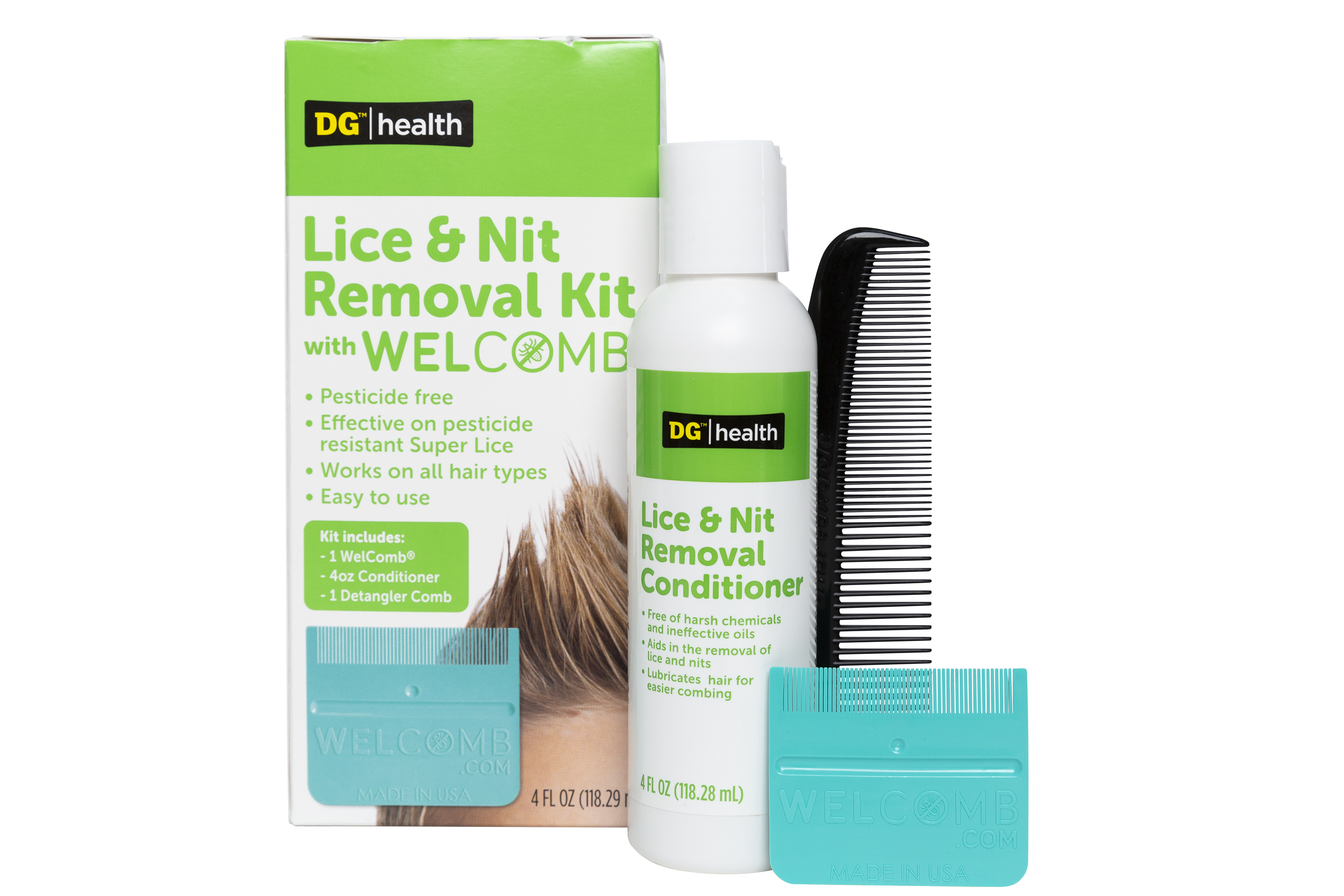 Introducing the Dollar General Lice and Nit Removal Kit Featuring WelComb®